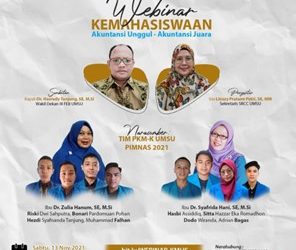 Webinar Kemahasiswaan "Akuntansi Unggul Akuntansi Juara" Sukses Dilaksanakan