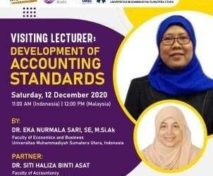 Visiting Lecturer dengan Topik Development of Accounting Standards