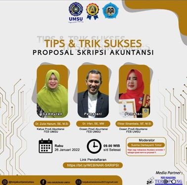 Webinar Akuntansi: "Tips & Trik Sukses Proposal Skripsi Akuntansi"
