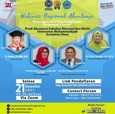 Webinar Nasional Akuntansi "Penerapan Risk Based Audit pada Pemerintah Daerah