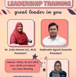 Webinar “Organizational Leadership Training”: Melatih Kepemimpinan dalam Berorganisasi